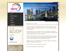 Tablet Screenshot of gimiinternational.com